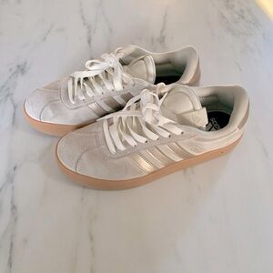 Adidas gold and cream